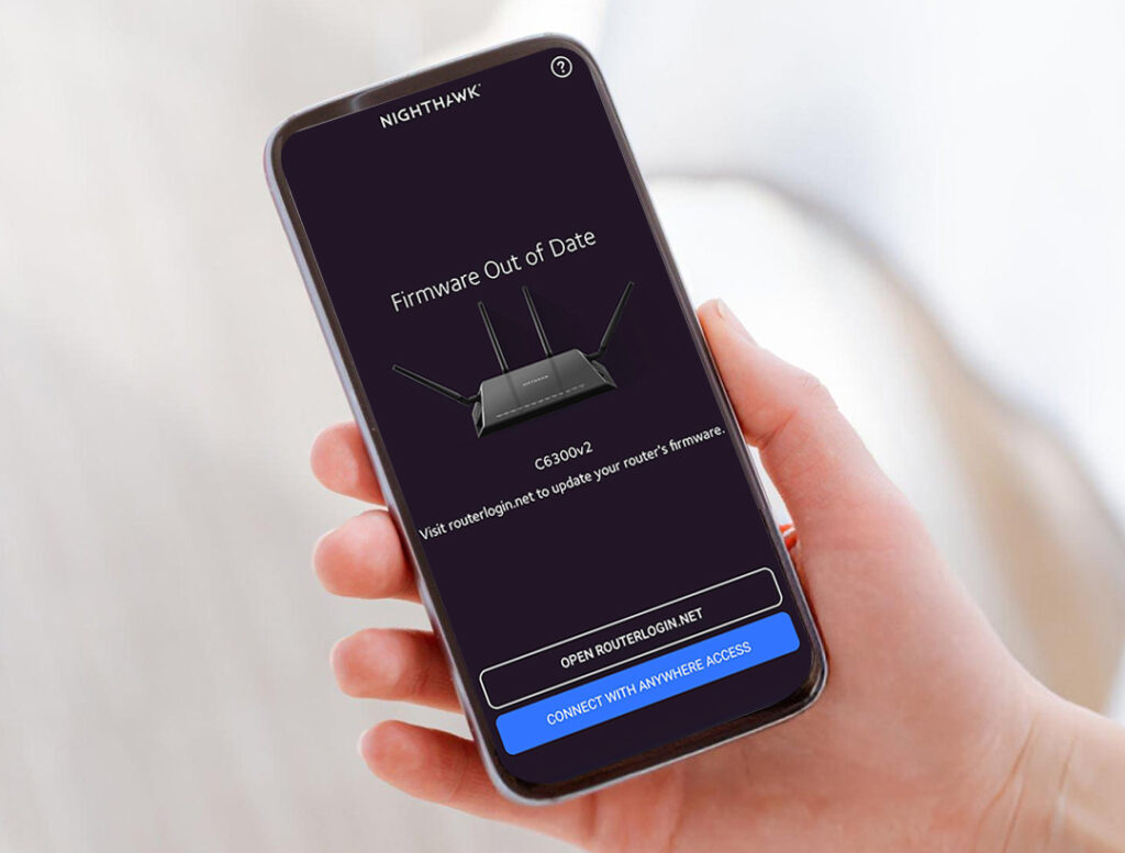 Netgear Firmware Update Using the App