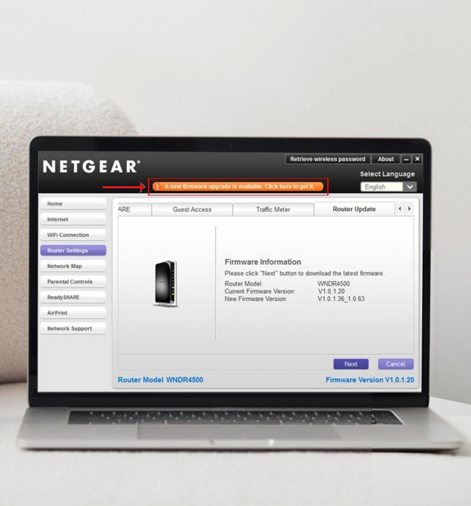 Netgear Firmware Update Via Web Interface