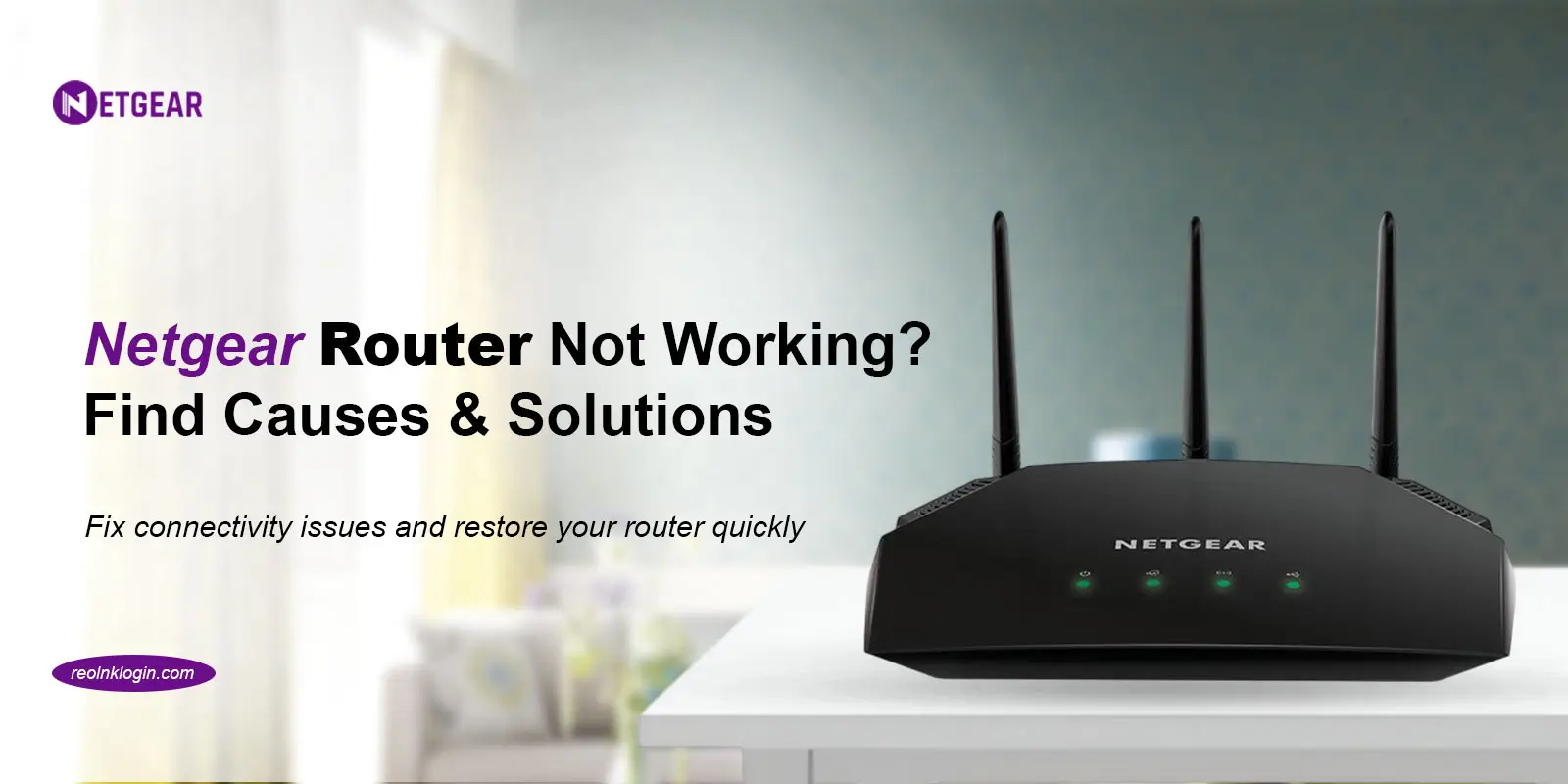 Netgear wifi router not working​